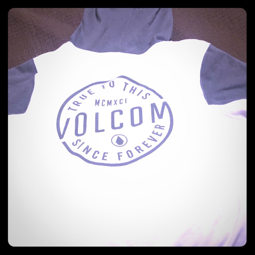 White Volcom hoodie